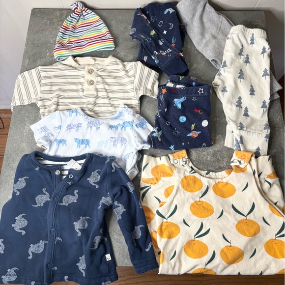 Hanna Andersson Other - Premium baby lot 0-6 months organic cotton Hanna andersson petit lem bundle